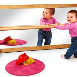 KRAND Baby Mirror Wooden Frame-0
