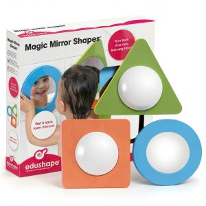 Baby Mirror Edushape Colorful Stick On Set 3-0