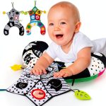 Baby Tummy Time Pillow by teytoy High Contrast Mirror Crinkle Toy 148-0