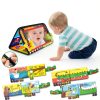 Arovan Baby Tummy Time Mirror Soft Book – Foldable Sensory Toy-3