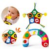 Baby Tummy Time Pillow by teytoy High Contrast Mirror Crinkle Toy 148-3