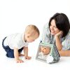 Dr.Rapeti Tummy Time Book with Mirror & Teether for Newborns 7.9x5.9in-2