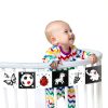 Chambom High Contrast Baby Mirror Toy – Black White Tummy Time Book 12-7