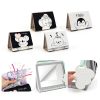 Dr.Rapeti Tummy Time Book with Mirror & Teether for Newborns 7.9x5.9in-4