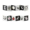 Chambom High Contrast Baby Mirror Toy – Black White Tummy Time Book 12-3