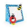 Baby Mirror Sassy Square Blue Mirror with True Reflection 11.5"-2