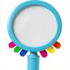 Rainbow Toyfrog Unbreakable Blue Emotion Mirror for Toddlers LS-114-2