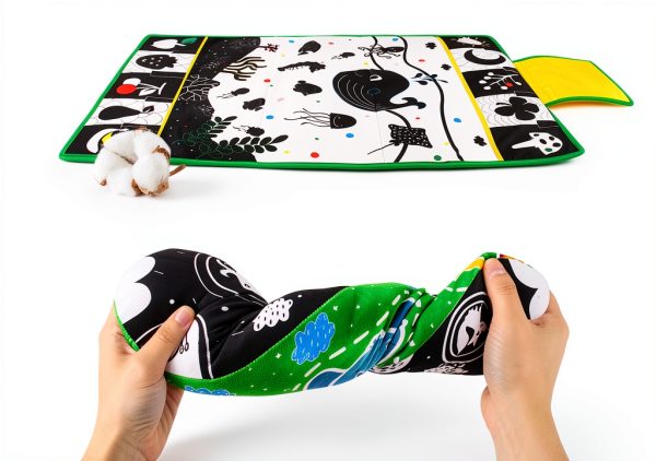 High Contrast Baby Toy Set Inbeby Lyx20426IB04 Dual Side Safe Cotton-4