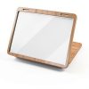 Juhg Baby Tummy Time Mirror Floor Mount 2‑Sided Wood Frame 11.8x9-6