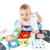USATDD Floor Pillow Round Tummy Time Support 16.5x21.6 Multicolor-6