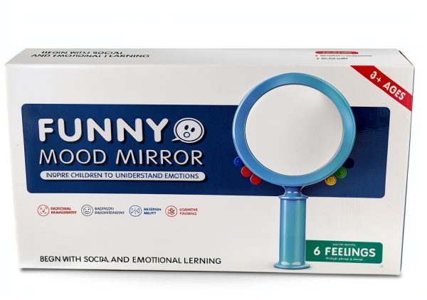 Rainbow Toyfrog Unbreakable Blue Emotion Mirror for Toddlers LS-114-1