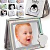 Dr.Rapeti Tummy Time Book with Mirror & Teether for Newborns 7.9x5.9in-0