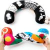 Baby Tummy Time Pillow by teytoy High Contrast Mirror Crinkle Toy 148-5