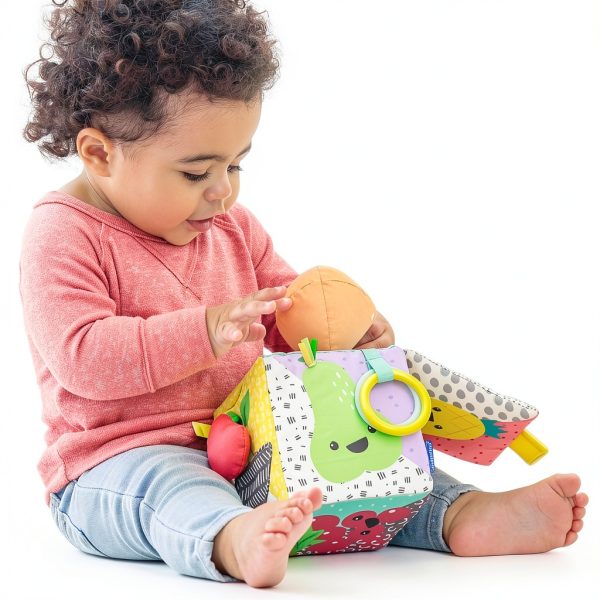 Infantino Discovery Cube Baby Toy Soft Fabric Medium Size-2