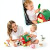 URMYWO Baby Farm Animal Set with Plush Barn and 6 Textured Toys-6