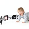 Chambom High Contrast Baby Mirror Toy – Black White Tummy Time Book 12-6