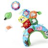 USATDD Floor Pillow Round Tummy Time Support 16.5x21.6 Multicolor-4